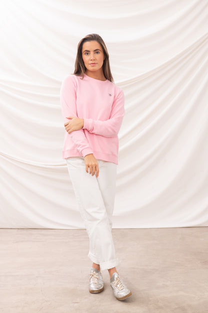 Lighthouse Womens Seaside Crew Neck Sweatshirt - Dusky Pink