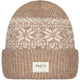 Barts Adults Nordic Pattern Negomba Beanie Light Brown