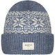 Barts Adults Nordic Pattern Negomba Beanie Denim Blue
