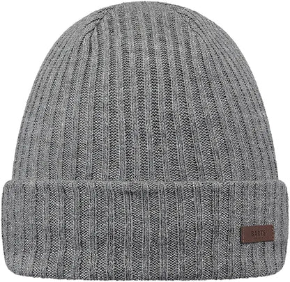 Barts Adults Wilbert Turnup Beanie - Heather Grey