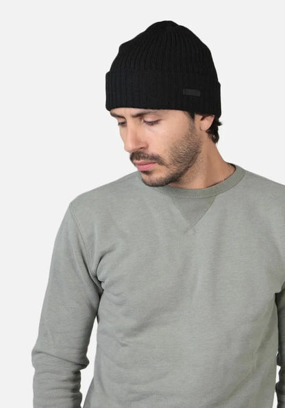 Barts Adults Wilbert Turnup Beanie - Black
