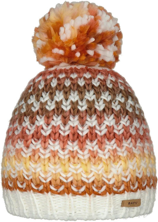 Barts Adults Nicole Space Dyed Knitted Beanie - Apricot