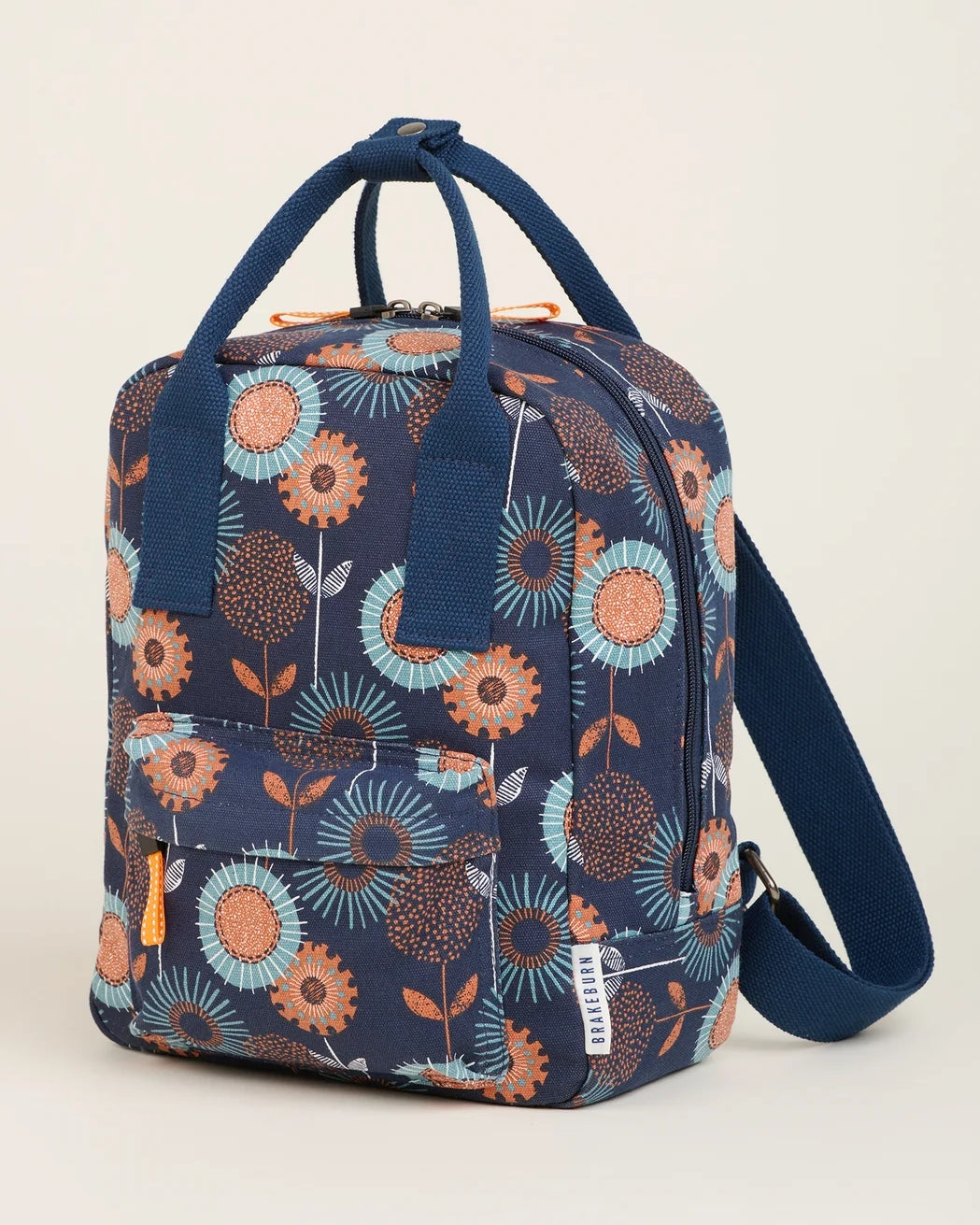 Brakeburn Freya Print Classic Backpack - Navy / Multicoloured