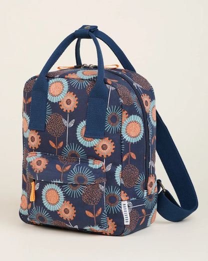 Brakeburn Freya Print Classic Backpack - Navy / Multicoloured
