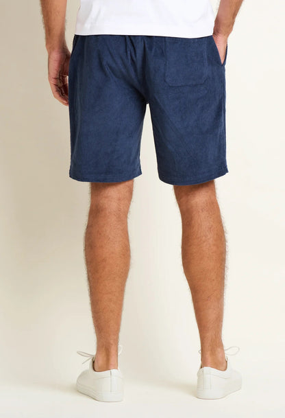 Brakeburn Mens Corduroy Shorts - Navy