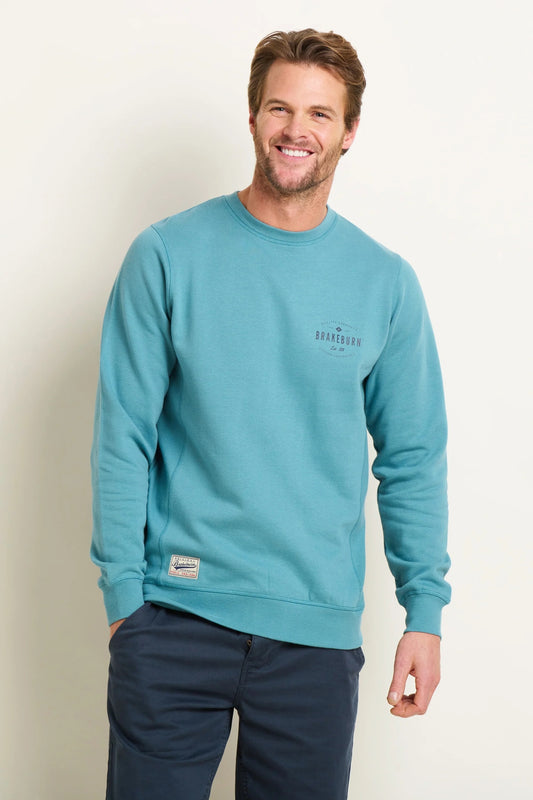 Brakeburn Mens Custom Crew Neck Sweatshirt