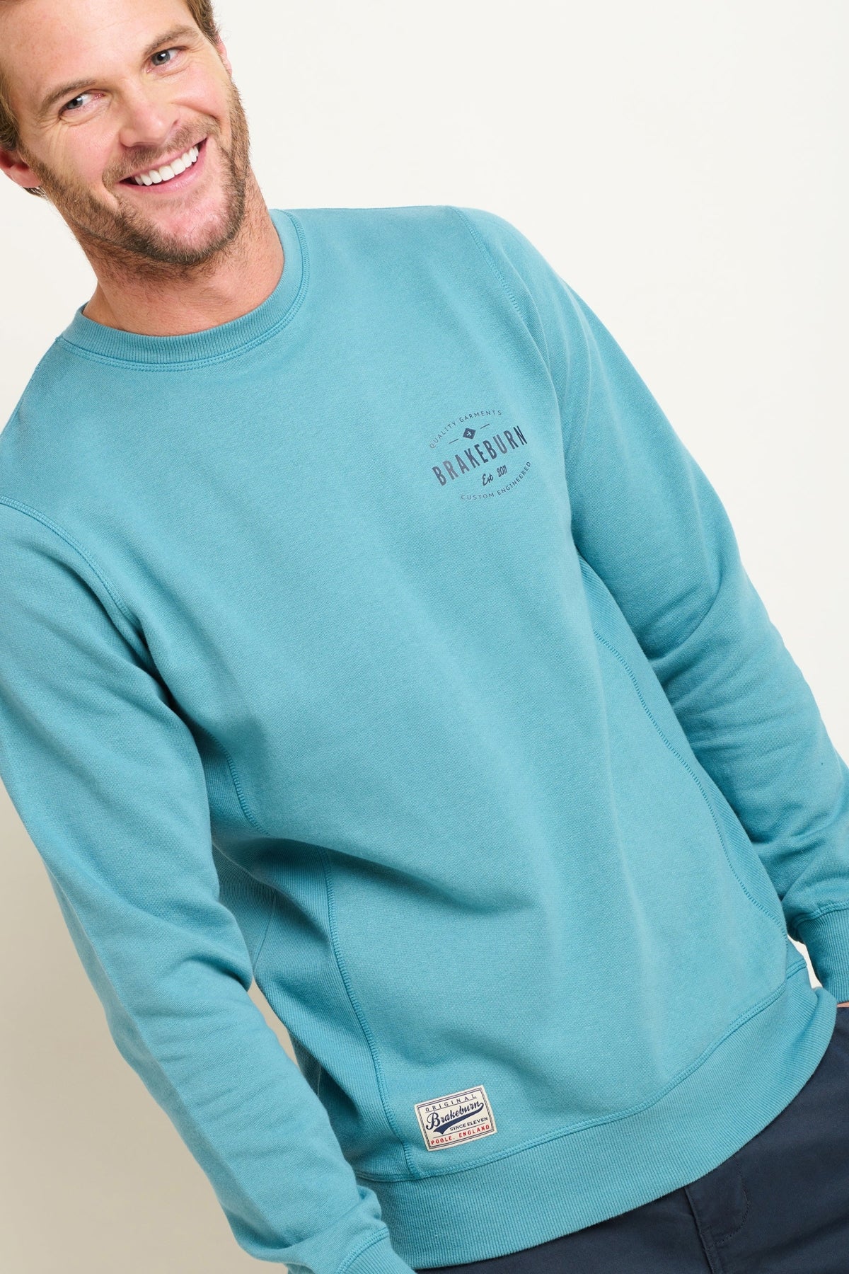 Brakeburn Mens Custom Crew Neck Sweatshirt