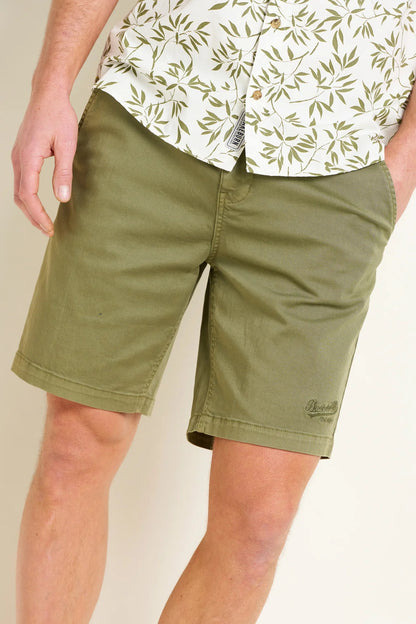 Brakeburn Mens Chino Shorts - Khaki