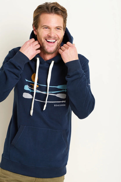 Brakeburn Mens Paddleboard Hoodie - Navy