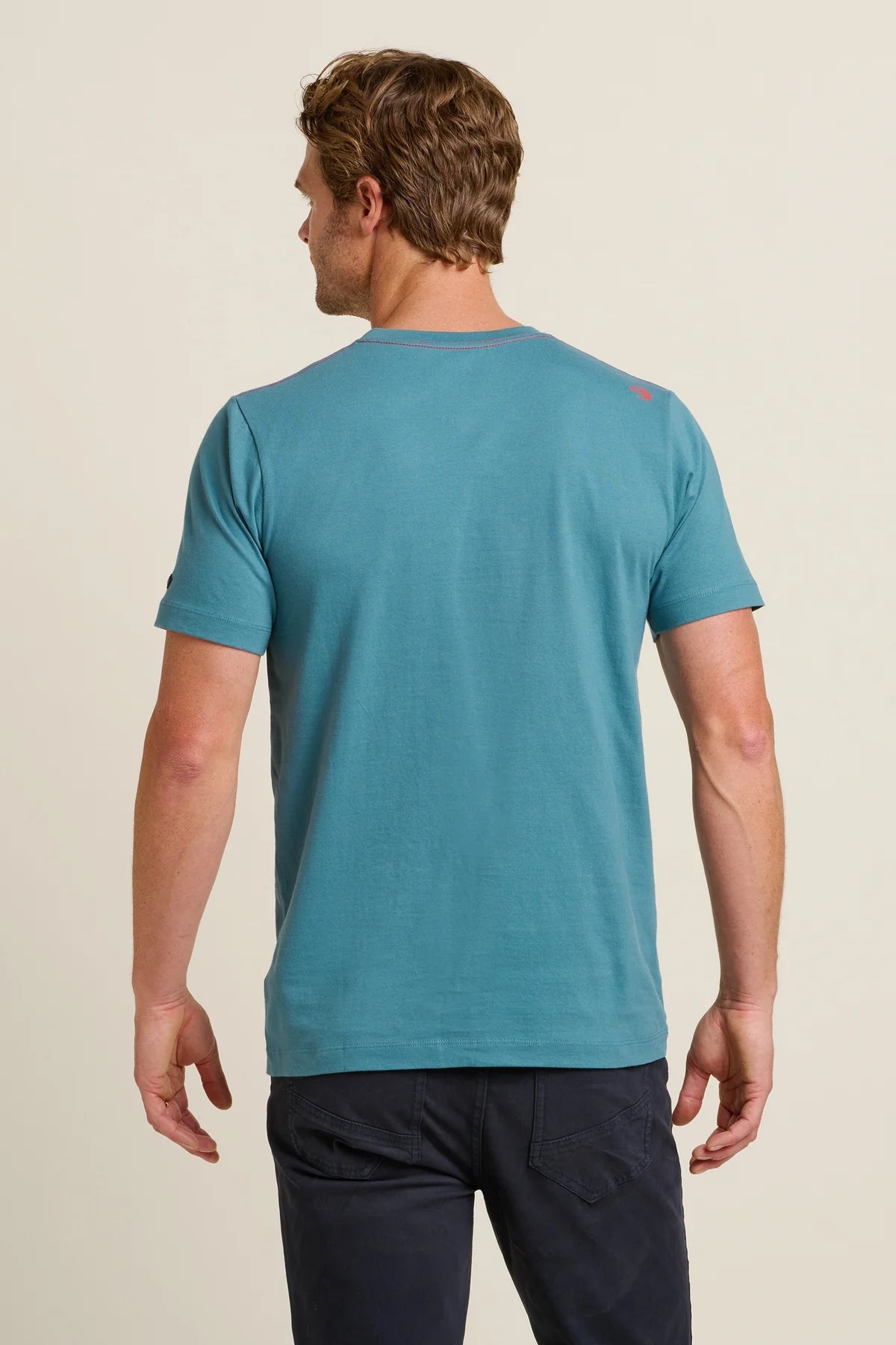 Brakeburn Mens Seagull Tee - Blue