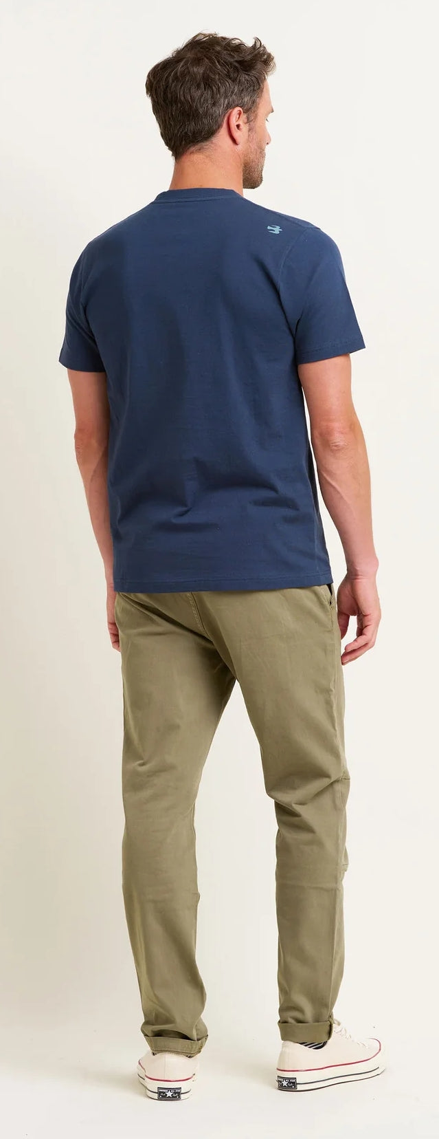 Brakeburn Mens Surf Print Tee - Navy