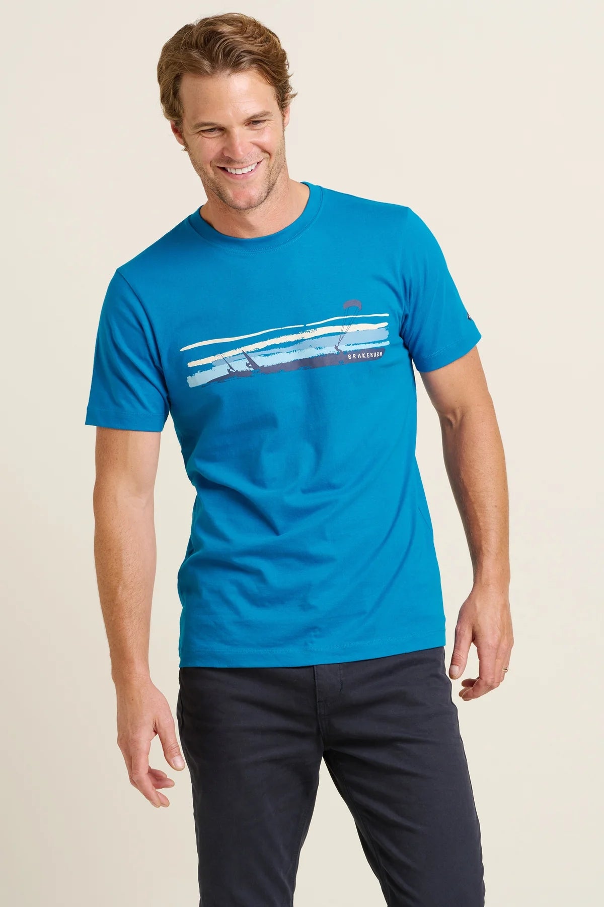 Brakeburn Mens Watersports Tee - Blue