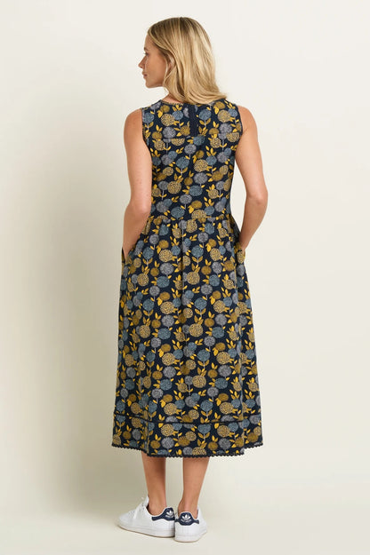 Brakeburn Womens Luna Sleeveless Dress - Navy