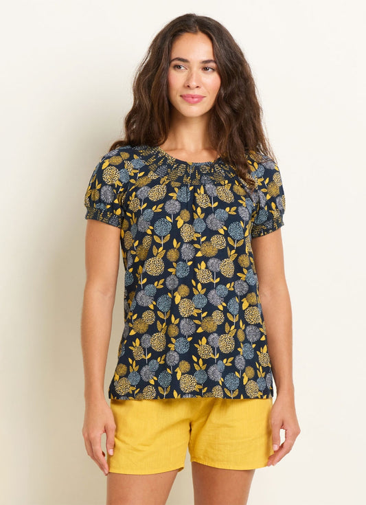 Brakeburn Womens Luna Tee - Navy