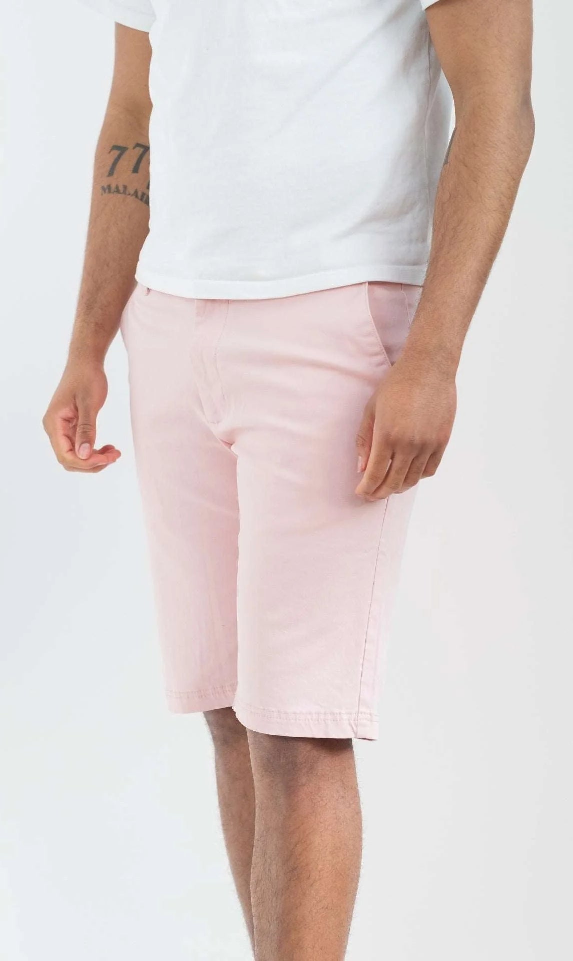 Buckley Mens Brady Chino Shorts - Orchid Pale Pink