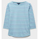 Crew Clothing Womens Essential Breton Stripe T-Shirt - Delph Blue