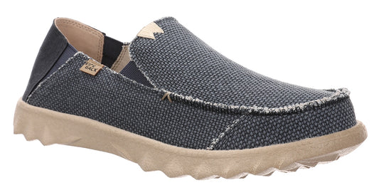 Kickback men's Couch Vibe slip on canvas shoes in Navy.