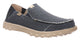 Kickback Mens Couch Vibe Slip On Canvas Shoes Navy