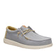 Dude Mens Wally Braided Shoes - Flannel Grey / Olive Grey