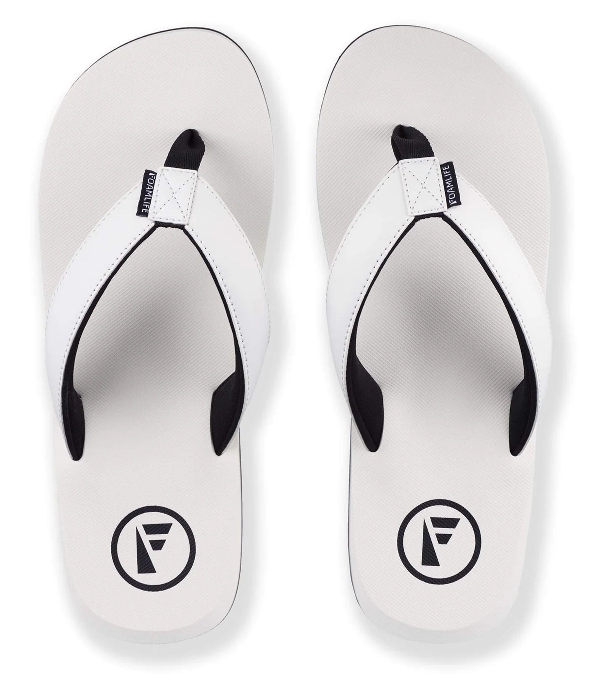 Foamlife Mens 'Tarlan' Flip Flops - White