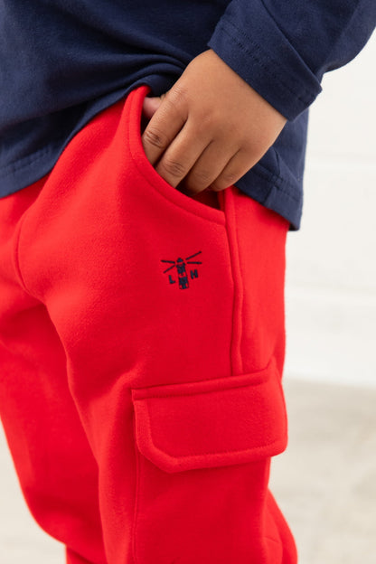 Lighthouse Kids George Joggers - Red