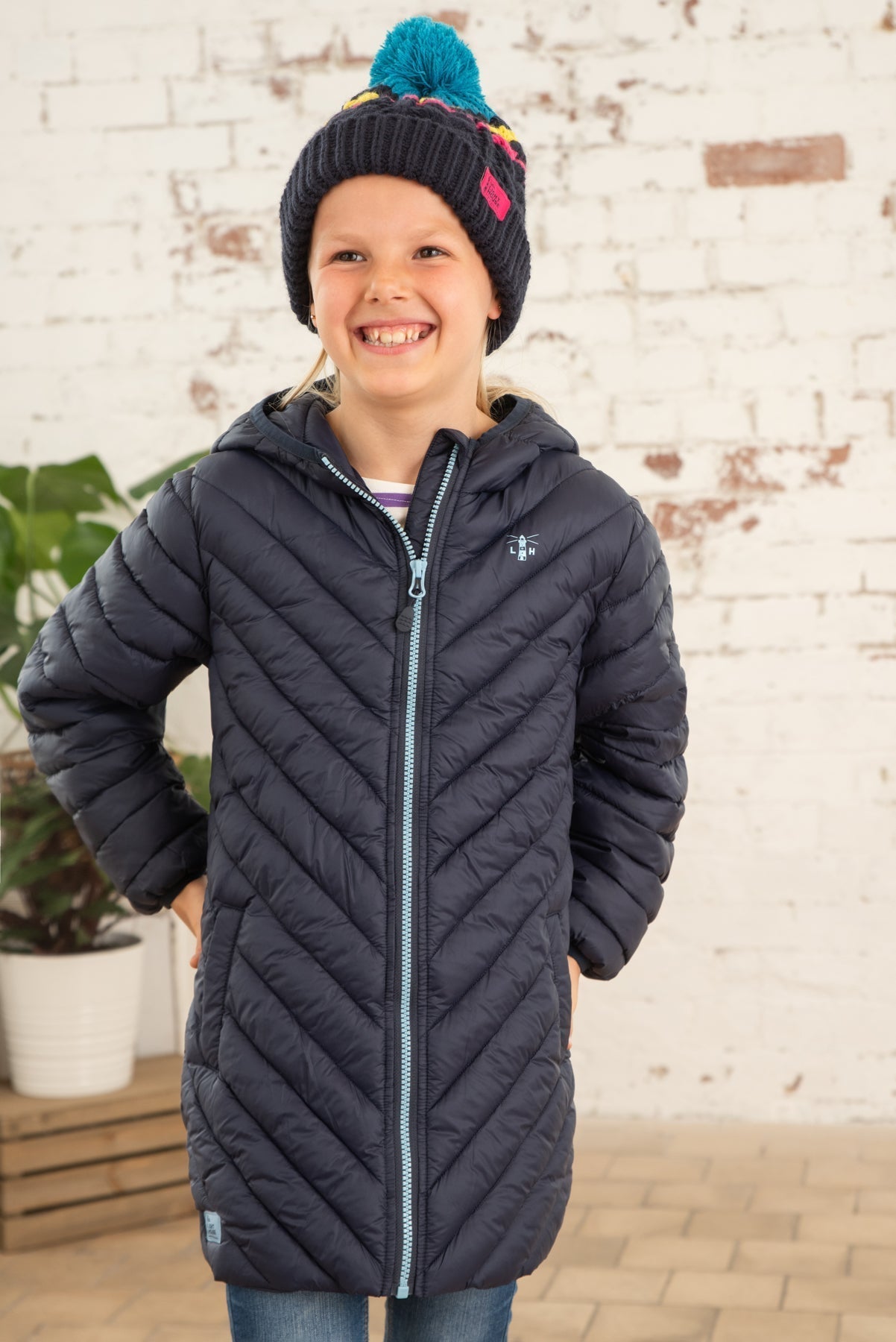 Lighthouse Kids Georgia Padded Coat - Navy