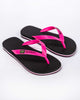 Ipanema Womens Classic Brazil II Fem Flip Flops in Black Pink