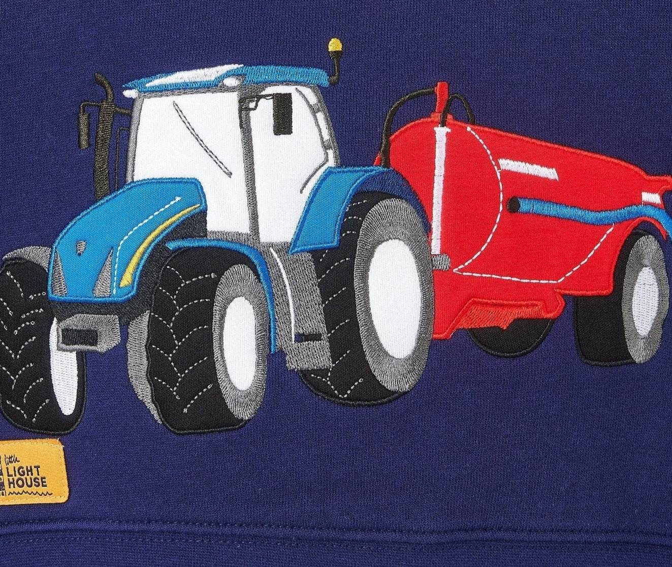 Lighthouse Kids 'Jack' Tractor/Slurry Tank Hoodie - Blue