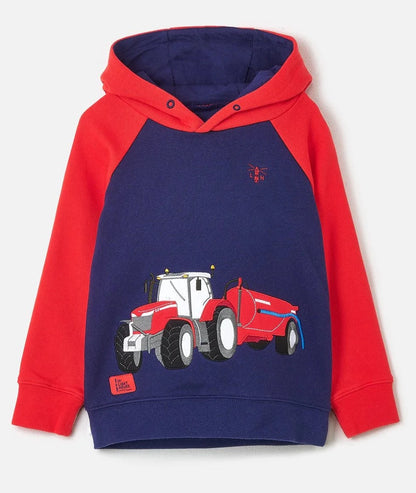Lighthouse Kids 'Jack' Tractor/Slurry Tank Hoodie - Red