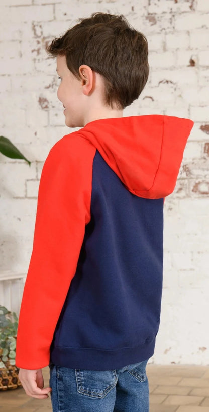 Lighthouse Kids 'Jack' Tractor/Slurry Tank Hoodie - Red