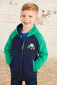 Lighthouse Kids Jackson Full Zip Hoodie Green Tractor