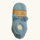 Jess and Lou Womens Cosy Slippers - Blue Marl