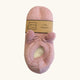Jess and Lou Womens Cosy Slippers - Pink Marl