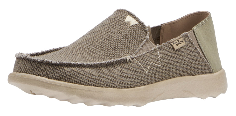 Men's cotton canvas Couch 2.0 Vibe shoes from Kickback in Bruno Brown.