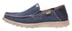 Kickback Mens Couch 2.0 Vibe Slip On Canvas Shoes Navy