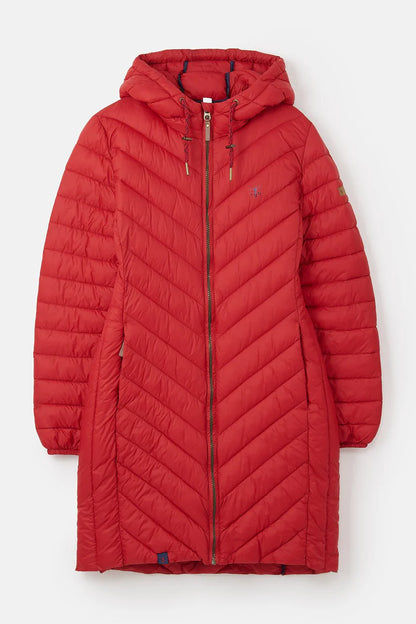 Lighthouse Womens Laurel Padded Hooded Coat - Red