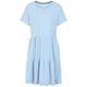 Lazy Jacks Womens LJ524 Short Sleeve Tiered Dress - Sky Blue