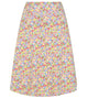 Lazy Jacks Womens LJ41 Jersey Skirt Abstract Flowers