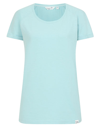 Lazy Jacks womens LJ163 short sleeve tee in Mint.