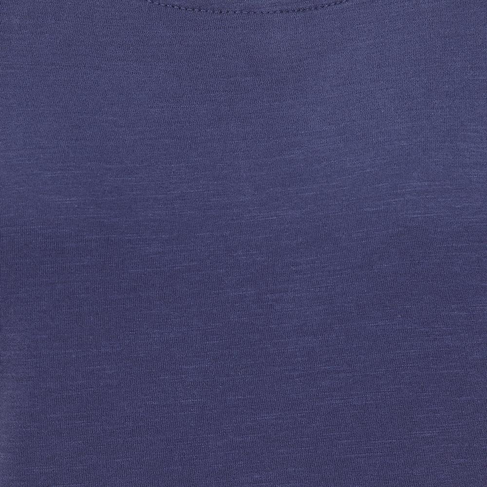 Women's LJ163 short sleeve slub cotton tee from Lazy Jacks in Twilight Navy.