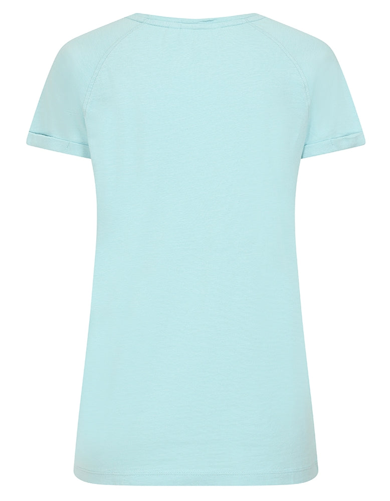 Women's Mint Lazy Jacks LJ163 short sleeve scoop neck t-shirt.
