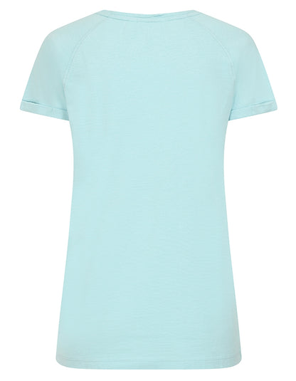Women's Mint Lazy Jacks LJ163 short sleeve scoop neck t-shirt.