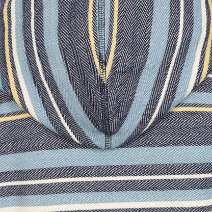 Lazy Jacks Womens LJ302 Textured Striped Hoodie - Twilight