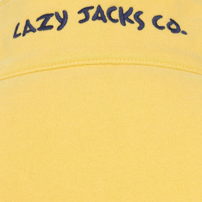 Lazy Jacks Womens 'LJ33' Sweatshirt Jacket - Lemon Yellow