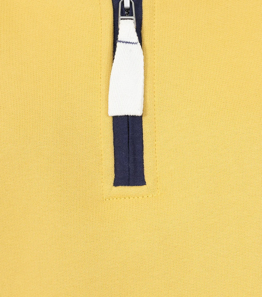 Lazy Jacks Womens LJ3 Porthleven Print Sweatshirt - Lemon Yellow