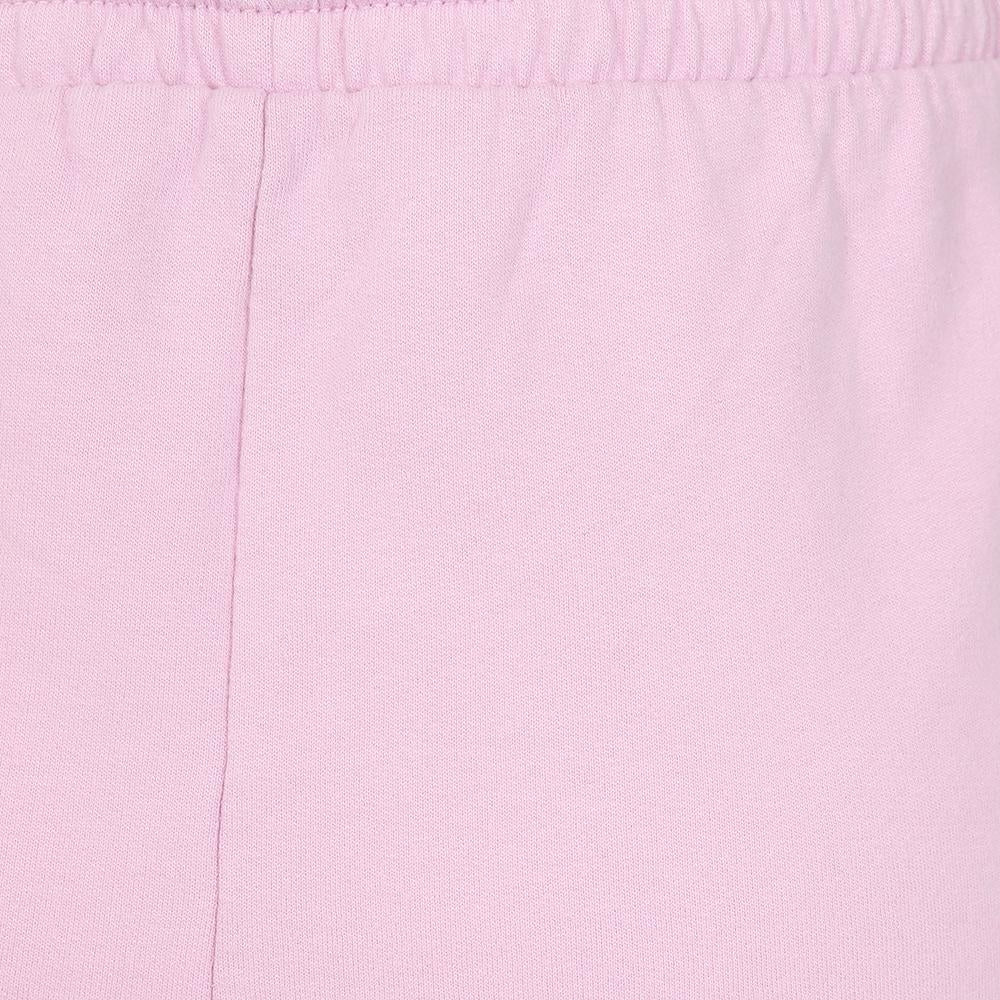 Women's LJ55 elasticated drawstring waist sweatshorts from Lazy Jacks in Pink.
