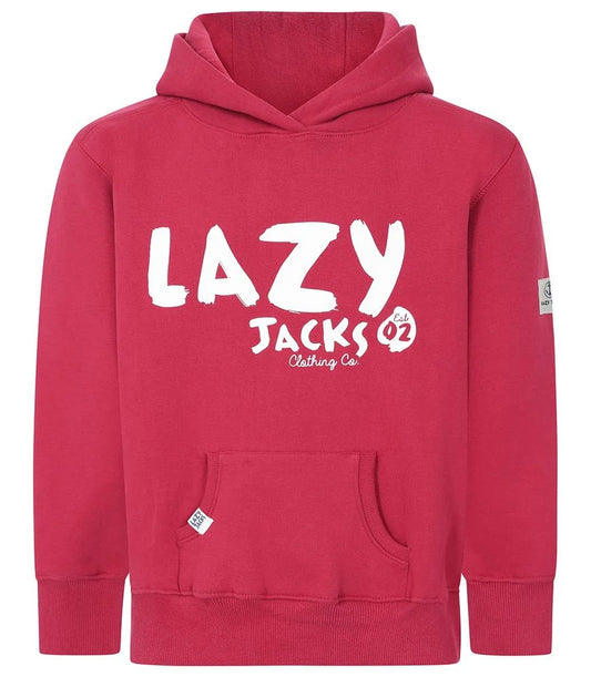 Lazy Jacks Kids LJ21C Pullover Hoodie - Crimson Red