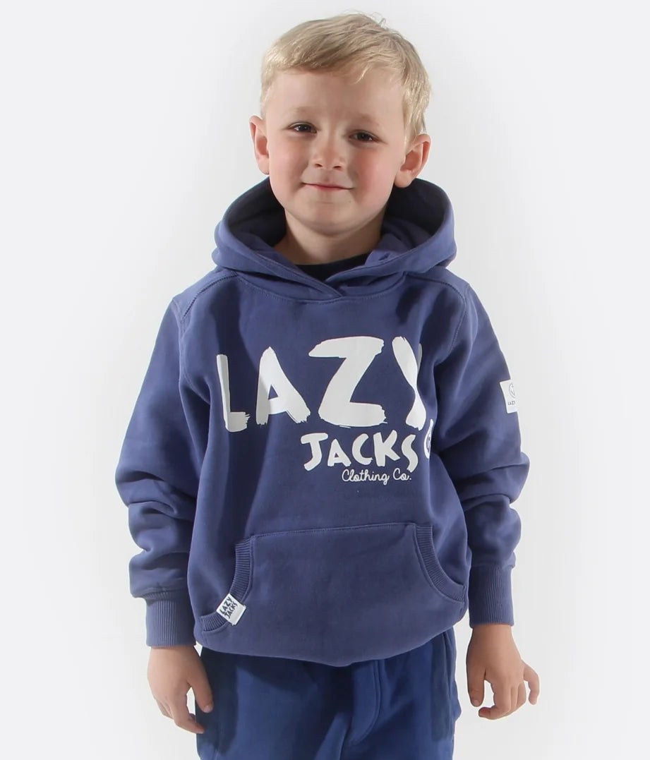 Lazy Jacks Kids LJ21C Pullover Hoodie - Denim Blue
