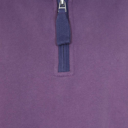 Lazy Jacks Womens LJ3 Zip Neck Sweatshirt - Loganberry