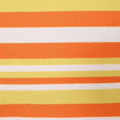 Lazy Jacks LJ405 Cosmetic Bag - Orange / Yellow / White Stripe